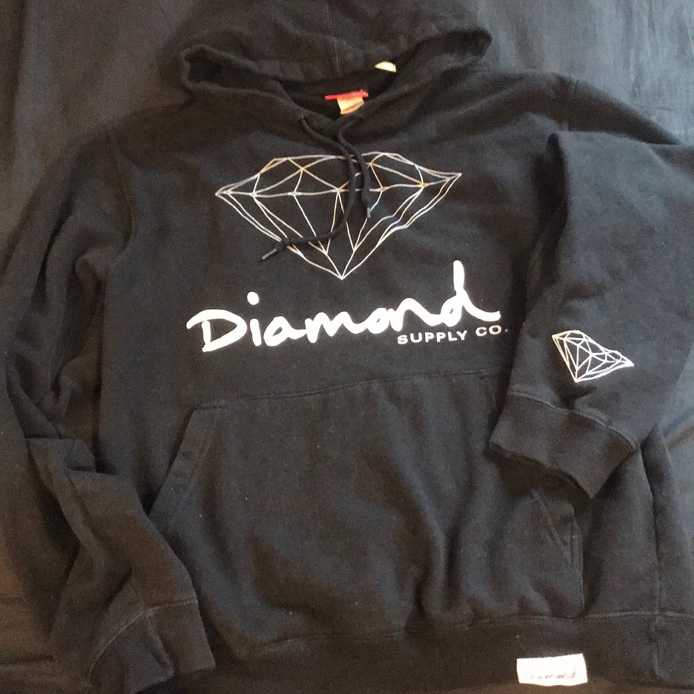Diamond supply hoodie.